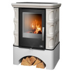 Kachlová kamna ABX Iberia s výměníkem ahornweiss